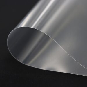 Transparent plastic film