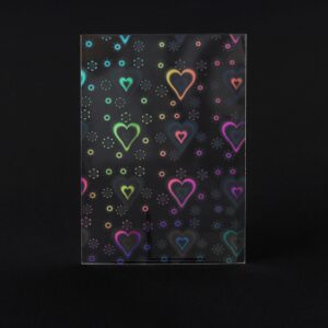 laser engraved card sleeve